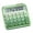 Green, variant on Long-Long-lasting 12 Digit Solar Calculator Flexible Key panel Design Anti Wear Controls For Accountants