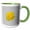 Green/White, variant on 3drose, Beautiful Yellow Rose Isolated Vector Art, 15oz Mug