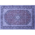 thumbnail image 1 of Ahgly Company Indoor Rectangle Persian Blue Traditional Area Rugs, 2' x 5', 1 of 4