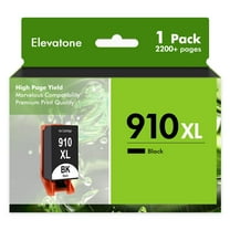 910XL Ink Cartridges Compatible for HP 910 910XL Combo Pack for OfficeJet Pro 8020 8025 8028 8035 8010 8022 8015 8018 Printer ( 1 x Black )