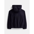 thumbnail image 2 of Ozark Trail Girl's Quarter Zip Fleece Hoodie, Size 4-18 & Plus, 2 of 3