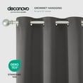 thumbnail image 5 of ZOPZO 42Wx63L inch Blackout Curtains Light Gray Thermal Insulated Grommet for Bedroom 2 Panels, 5 of 7