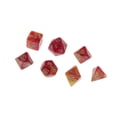 thumbnail image 3 of Juego de 7 Dados Poliédricos Sunnimix D4 D6 D8 D10 D12 D20 Rojo Amarillo, 3 of 8