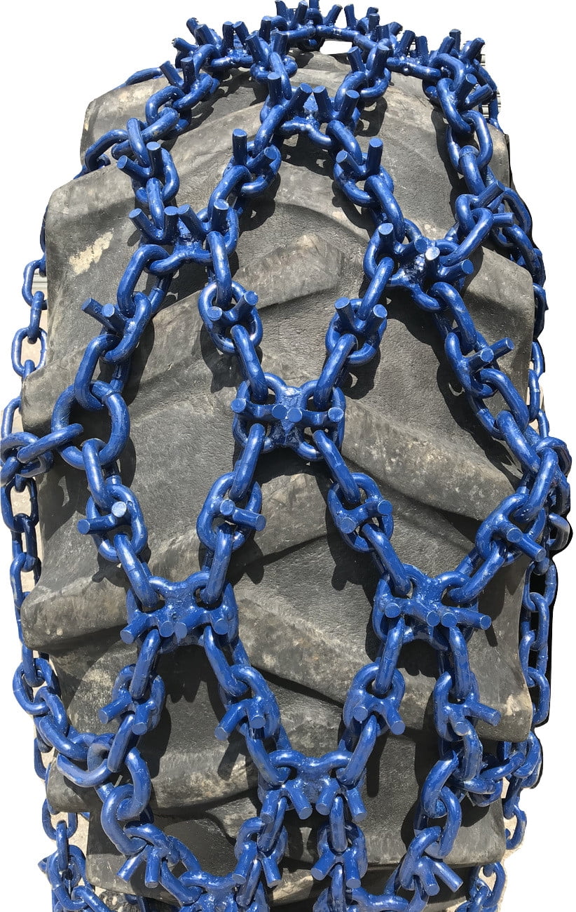 Snow Chains SD18.4x34 5/8 Studded Chains Diamond Skidder Chains Boron