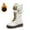 White, variant on REDARER Girls Golden Lace Up Boots Comfortable Knee High PU Leather Non Flat Sole for Everyday and Party Wear,Size:10.5-11 Years