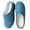 Blue/Ivory, variant on Fuzzy Two-Tone Slippers for Women Memory Foam House Shoes with Non-slip Sole for Indoor and Outdoor Comfort