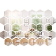 thumbnail image 1 of 36 Pieces Removable Acrylic Mirror Setting Wall Sticker Decal for Home Living Room Bedroom Decor, 1 of 5