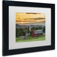 thumbnail image 2 of Trademark Fine Art "A Farm and A Prayer" Canvas Art by Michael Blanchette Photography White Matte, Black Frame, 2 of 4