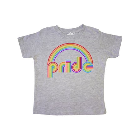 

Inktastic Pride- Rainbow Retro Look Gift Toddler Boy or Toddler Girl T-Shirt