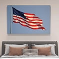 thumbnail image 4 of American Flag Canvas Poster Bedroom Decor Sports Landscape Office Room Decor Gift,Frame-style,20x30inch(50x75cm), 4 of 8