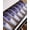 Purple, variant on Purple Gray Stair Treads for Wooden Steps Indoor Runner Rug Carpet, Modern Oil Painted Art Abstract Geometric 7 Pieces Peel and Stick Staircase Step Treads Covers Washable Throw Door Mats, 30"x8"