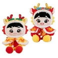thumbnail image 4 of Colcolo Chinese New Year Plush Doll Decoration 2024 New Years of Dragon for Home Room 1 Pair, 4 of 8