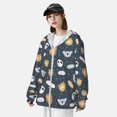 thumbnail image 3 of Lsque Cartoon Animals UPF 50+ Lightweight Sun Protection Men's Women's Long Sleeve Shirt, Hoodie Performance -3X-Large, 3 of 9