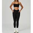 thumbnail image 6 of PISONIC Two Piece Workout Sets For Women Sport Bra Matching High Waist Scrunch Butt Leggings Gym Yoga Active Wear Outfits, 6 of 7