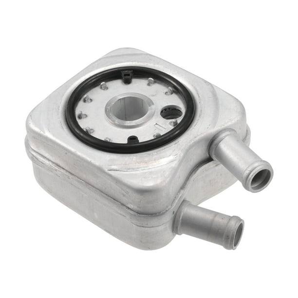 Enfriador de aceite de motor Unique Bargains No.068117021BX Enfriador de aceite de transmisión para Audi A4 96-99 Aleación de aluminio tono plateado 1 Pc