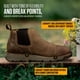 thumbnail image 5 of Botas de trabajo Carhartt Millbrook 4 Romeo con punta de acero y cuña para hombre, 5 of 5