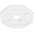 thumbnail image 2 of 34"OD x 7"ID x 11 3/4"C x 1"P Logan Architectural Grade PVC Contemporary Ceiling Medallion, 2 of 11