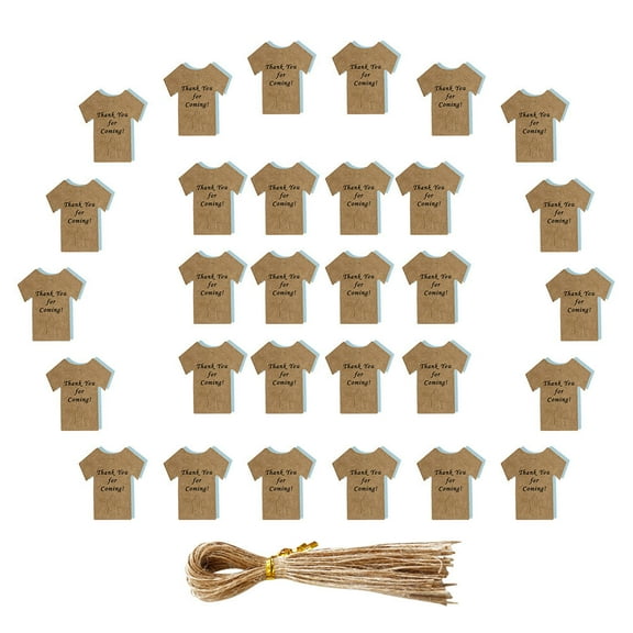 unbranded  50 Sets Fairy Decoration Kraft Paper Hang Tag Gift Tags Labels Bride