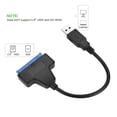 thumbnail image 1 of Matsuzay USB3.0 a SATA Cable 2.5 HDD / SSD Adaptador de disco duro Convertidor de cable Negro Juegos de teclado y mouse para computadora, 1 of 4
