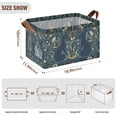 thumbnail image 7 of Yayeee Foldable Storage Basket for Shelves Waterproof Cloth Bins with Handles, Shadowy Forest Pattern, 7 of 7