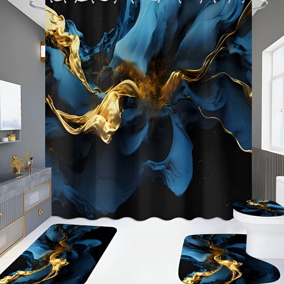 AUQ Shower Curtains 71"x35"Bathroom Shower Curtain Cloth Shower Curtain ,90X180_240G