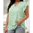 thumbnail image 3 of Oryer Plus Size Tank Tops for Women, V Neck Trendy Tunic Summer Shirts for Women Sleeveless Casual Womens Blouse 1X-5X, 3 of 6