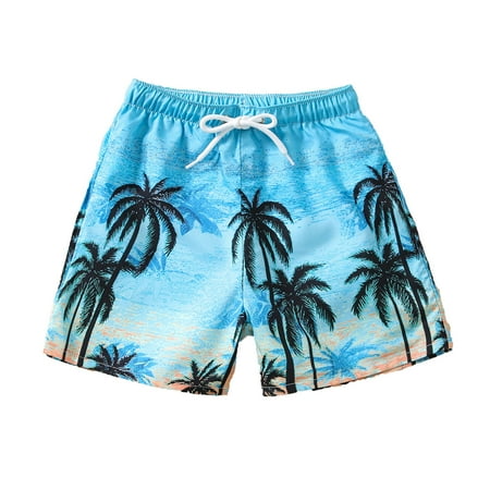 

crtigd Toddler Boys Girls Cartoon Floral Printed Sport Shorts Kids Beach Shorts 5t Girls Summer Clothes