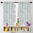 thumbnail image 5 of Blackout Kids Curtains,Math Equations Grid Formulas Pattern Childrens Insulated Curtains Set Of 2,Bedroom Essentials,Toddler Room Decor 42"x54", 5 of 5
