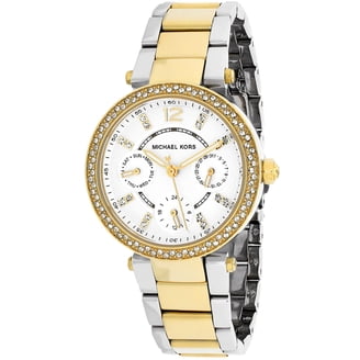Michael Kors Parker MK-2249 Womens Watch 39mm Gold Tone Chronograph New Battery Michael Kors Parker Watch Women 39mm Rose Dial Rose Gold  main image 4