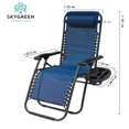 thumbnail image 3 of Camastro Plegable Portatil para Exterior con Porta Bebidas Sky Grenn HJCOCM130001 azul, 3 of 6