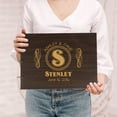 thumbnail image 2 of Darling Souvenir Personalized Engraved Laser Cut Wedding Guest Book Wooden Cover Sign-in Book Registry Guestbook Scrapbook-KD, 2 of 7
