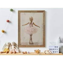 Ballet Nursery Art, Ballerina Nursery Decor Girl, Girly Art, Pink Girls Room Ballet Dancer Painting, Ballerina Print, Girl Wall Art Wall Art, Modern Wall Decor, 8x12 UNFRAMED