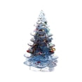 thumbnail image 1 of Festival Christmas Tree Statue Christmas Tree Decorations Christmas Decorations Fireplace Desktop Centerpiece With Gift Box, 1 of 6