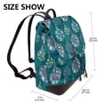 thumbnail image 2 of Easygdp whiter Snowflake balloons Mochila de Cuero para Mujeres, Bolso de Hombro, Bolsos de Mano de Moda para Trabajo y Viajes, 2 of 4