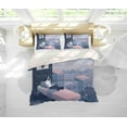 thumbnail image 1 of 3D City Building Room Bed Quilt Cover Set Bedding Set Pillowcases 10, 1 of 2