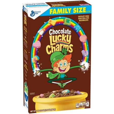 lucky charms chocolate cereal oz box