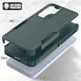 thumbnail image 2 of YEYKX Defender Case for Samsung Galaxy S25+ 5G 6.7'' Heavy Duty 1 in 1 Design Rugged Full Body Dustproof Shockproof Bumper Non-Slip Protective Cover,Green,For Galaxy S25+(5G), 2 of 5