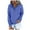 X01-Blue, variant on White Sweatshirt Women Large Sizes Sweatshirt Snap Button Hoodies Daily Hoodies for Women Gold XL