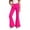#01-Hot Pink, variant on uniform Pants for Girls 10-12 Flare Dress Pants Flare Pants High Waisted School Uniform Pant Bell Bottom Leggings with Pockets Back To School Clothes Beige