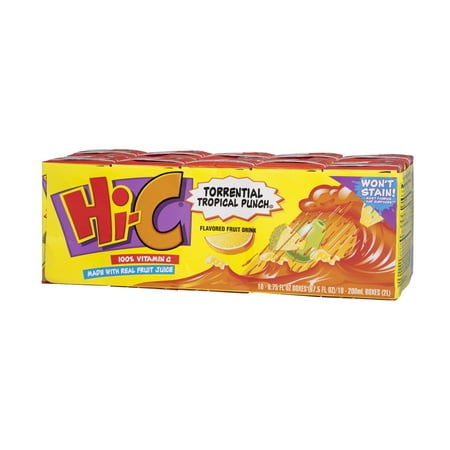 Hi-C Torrential Tropical Punch, 6.75 Fl. Oz., 10 Count