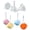 4 pcs |#7, variant on Silicone Lollipop Ice Cream Maker Molds,Ice Pop Molds Popsicle Maker, Colorful Diy Popsicle Maker For Summer Parties, Creative Sphere Popsicle Mold For Home (4pcs)
