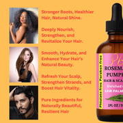Pomberries Rosemary, Pumpkin Seed, Peppermint, Saw Palmetto Hair Oil