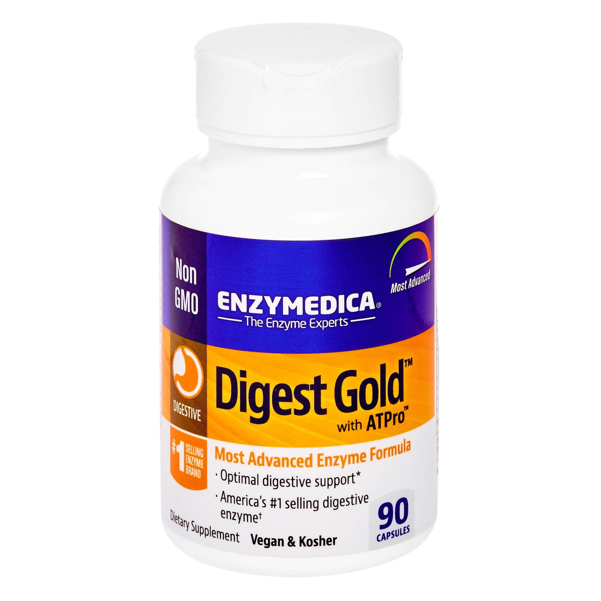 Enzymedica - Digest Gold with ATPro, Daily Digestive Support Supplement ...