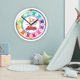 thumbnail image 4 of Reloj Analógico de 10 "para Aprender ños Sin Hacer Tictac Decir La Hora Reloj de Enseñanza Decoración de Pared Aprendizaje ños Esc jirafa Fernando reloj de pared, 4 of 8