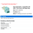 thumbnail image 2 of Stop Light Switch - Compatible with 2009 - 2019 Ford E-350 Super Duty 2010 2011 2012 2013 2014 2015 2016 2017 2018, 2 of 2