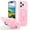 Pink, variant on GUAGUA Case Compatible with iPhone 14 Pro Max, Built-in Invisible Stand, Magnetic Phone Case with Stand [Compatible with Mag-safe] Anti-Scratch Case Translucent Skin-Like Soft Pink