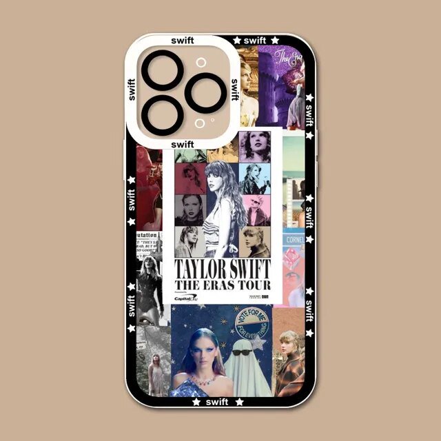 T-Taylor Singer S-Swift Album Phone Case Phone Case For IPhone 11 12 13 Mini Pro Max 14 Pro Max Case Shell Funda Cover