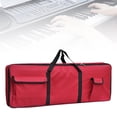 thumbnail image 3 of Electronic Keyboard Storage Case Waterproof Dual Zipper for Band Players Red, 3 of 3