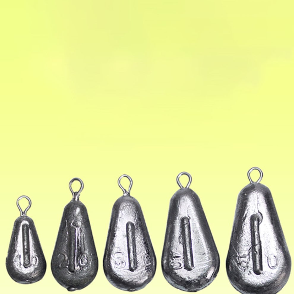 Creative Fishing Lead Sinker Weights with Swivel Connector Fishing