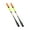 Three eyes-Floating tail color, variant on 2Pcs High-Sensitive Electronic Fishing Floats, Bright LED Top Mount Buoys for Night Fishing Equipment